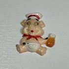 Pig Googly Eye Refrigerator 4 Piece Magnet Set Giftco Cooking Vintage 1960   s