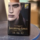 Twilight Breaking Dawn Part 2 Comic Con 2 Pins Button Edward Jacob Sdcc
