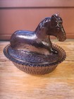 5  Pony  Vintage Style Smoke Grey Old Westmoreland Mold By Mosser For Rosso
