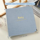 Baby Memory Book First 5 Years Keepsake Album Gift For Boys Girls Blue