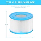 Type Vi Hot Tub Spa Pool Filter Replacement For Coleman Saluspa Lay-z-spa