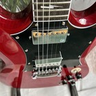 Clearance Sale Sg Red Electric Guitar Mahogany Body Fixed Bridge Hh Pickups