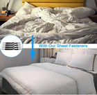 4bed Sheet Fasteners Adjustable Elastic Suspenders Straps Mattress Covers Clips