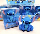 Stitch Pencil Sharpener For Kids     Cute Blue Handheld Soft Rubber Sharpener