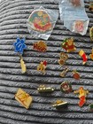 Lot 25 Vintage Mcdonald   s  Employee Lapel  Pins Santa Christmas Holiday