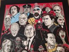Friday Night Frights Screen Print Poster Tyler Smith Seizure Palace Horror 24x36