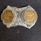 Ships Christening Commemorative Coin Belt Buckle Cf Industries Tampa 1978