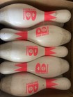 Bowling Pins Case Used  1 Case Of 10 Used Pins  Great Target Practice Brunswick