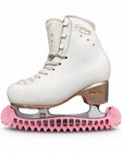 Edea Overture White Figure Skates 210 C Ice Skating With Pink Edea Guards Incl