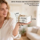 Farmhouse Bathroom Decor  Humor Funny Rustic Bathroom Shelf Decor Mini Wooden   