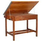 Arts   Crafts Oak Adjustable Drafting Table C1930