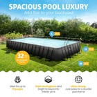 Funsicle 32  X 16  X 52  Oasis Rectangle Outdoor Above Ground Swimming Pool