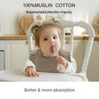 Baby Muslin Bibs 6 Pcs Drool Bandana Bibs For Baby Girl Drooling And Teething   
