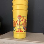 6 1971 Mcdonald s 12oz Plastic Cups     Ronald Mccheese Hamburglar Crook Goblin