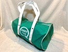 Vintage Unused Quaker State Motor Oil Duffle Bag Zippered Auto Truck Racing New