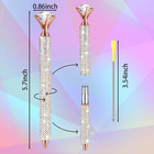 4 Pcs Diamond Top Pens With Crystal Bling Rhinestone Pen Ink Ballpoint Bridal Sh
