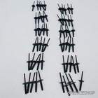 Zorfeter 60pcs 3 16  X 1  Large Black Aluminum Flange Blind Rivets Diameter 5 8 
