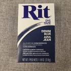  2  Rit Dye Tinte Denim Blue All Purpose Powder Fabric Dye 1 1 8 Oz