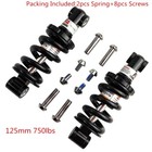 Bicycle Bike Motorcycle 2x 125mm 750lbs Suspension Spring Shock Absorber Damper