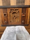 Rare 1934 Gilfillan Bros Model 510 Antique Wood Tube Radio Powers On
