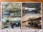 Lot Of Original Commercial Airplane Assembly Line Photographs  1990s 