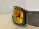 Smith Ski Snowboard Goggles Red Orange Mirror Lens Gray Adjustable Strap Adult