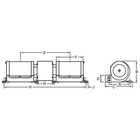 Dayton 1tdu8 Rectangular Oem Blower  2750 Rpm  1 Phase  Direct Drive  Steel
