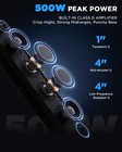 Ehaho 25  Utv Soundbar 500w 6-speaker Bluetooth Rgb Ip66 Waterproof For Atv Sxs