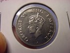 India 1 4 Rupee 1946 Stalking Lion  90538