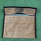 Valchandson Jewelers Velvet Jewelry Roll Travel Case Brown Black