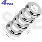 4-pack Pool Ladder Escutcheons - Stainless Steel Escutcheon Plates