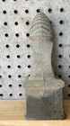 Vtg Cast Iron Fence Post Top Finial Architectural 8  Heavy   26 H Twist Top