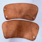 Antique 1930s Mordt Co Leather Cowboy Cuffs Pair Western Cap Gun Outfit