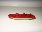 Vintage Plastic Ship Shaped Whistle   made In Usa   4  Long