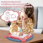 Hcfjeh Magnetic Drawing Board For Toddlers 3 Color Erasable Doodle Writing Pa   
