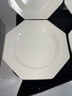 Set Of 4 Vintage J And G Meakin Liberty Ironstone Octagonal Plate White England