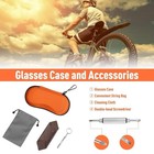 Sunglasses Case  Hard Eva Shell Shockproof Sport Glasses Case W  Metal Carabiner