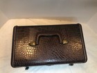 Vintage 1940s Sampsonite Luggage Travel Train Makeup Case 4112 Alligator Print