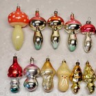 Vintage Glass Christmas Tree Ornament Mushroom -  Decoration