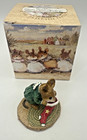 Wee Forest Folk  chris Mouse Stocking  M-142 Wff 1986 Green Pjs  ap  W box  Bag