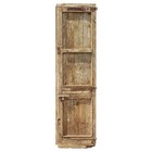 Large Antique 26  French Colonial Door With Carved Panels  Ned2518a