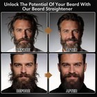Beard Straightener Grooming Kit For Men beard Growth Kit W 2 Pack Growth Oil    