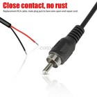 New 10 Ft Rca Male Plug To Bare Wire Audiospeaker Subwoofer Hdtv Cable Cord 2pcs