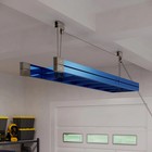 Rad Sportz Overhead Kayak Hoist With 125lb Capacity For 12ft Ceilings  Gray