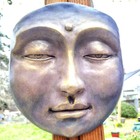 Original Buddha Wall Art  Durable Cast Stone  Handmade By The Sculptor
