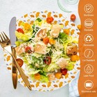 Inch Bulk 500 Count  Thickened Heavy Duty Disposable Plates For Party