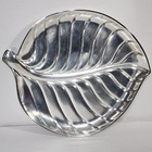 International Silver Tropical Leaf Tray Dish 15  Vtg Silverplate Discont  8199 