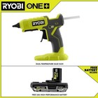 One  18v Cordless Dual Temperature Glue Gun W  10 Glue Sticks And Free 2 0 Ah Hi