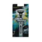 Gillette Mach3 Razor Handle   1 Mach3 Turbo Cartridge  5 Pack  