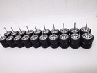 10 Set 12mm Chrome Samed Wheels 6 Spoke 1 64 Rubber Wheels  169